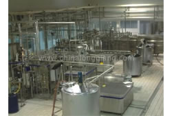 Línea de producción de leche